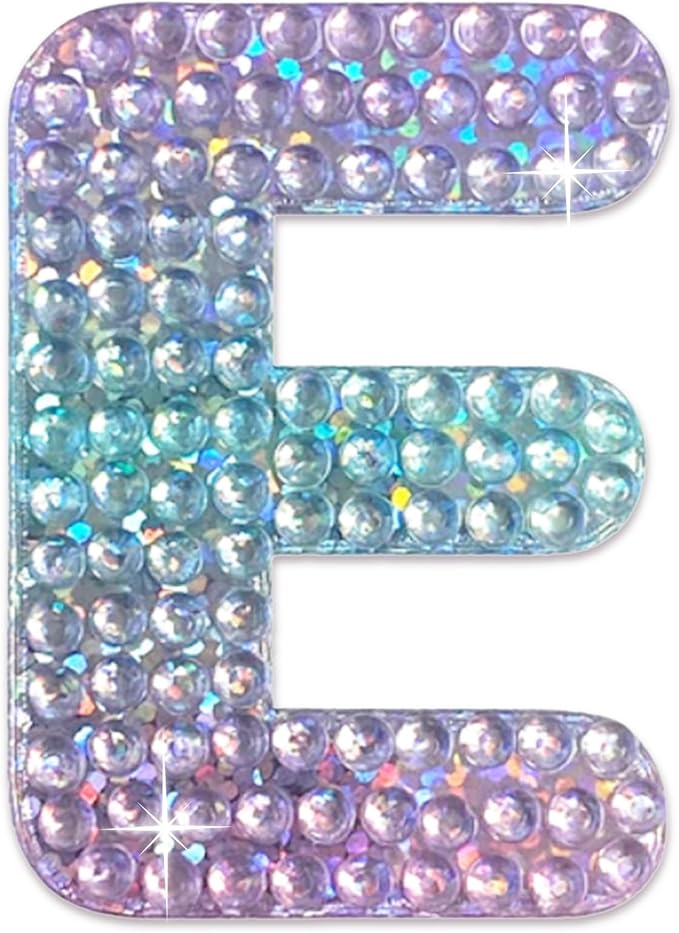 StickerBeans® Rhinestone Alphabet Letter Sticker E by StickerBeans