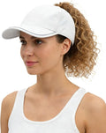 SHINCHIC Womens Ponytail Baseball Cap UPF50+ Waterproof Golf Hat High Bun Pony Cap Breathable Dad Hat for Outdoor