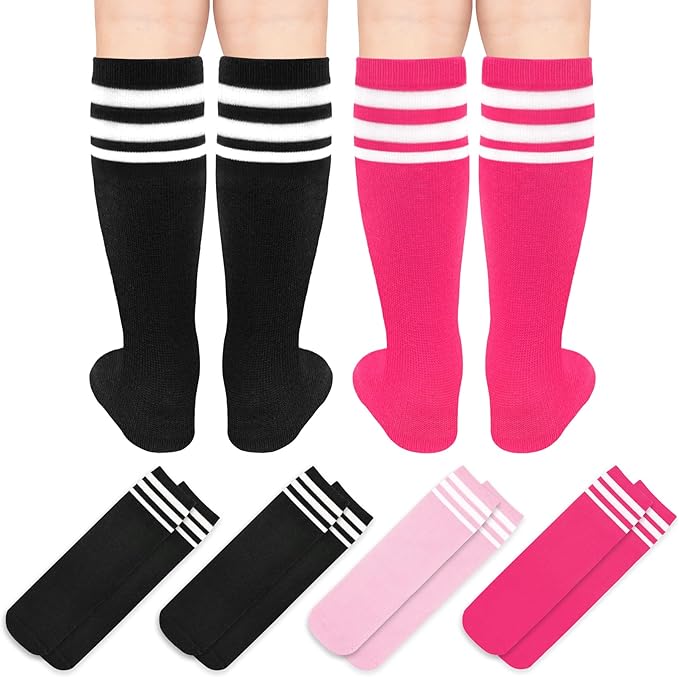 Olreco Toddler Soccer Socks Kids Baseball Socks Youth Softball Sock for Girls Boys Football Sock Boys Athletic Accessories