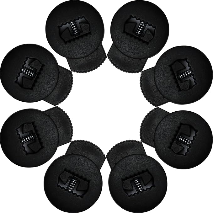 AliBall Glove Locks, Lace Locks for Baseball Glove 8 Pack, Never Need Thying Knots Again, Strong Elasticity, Made Plastic and Springs, Fits All Gloves, Baseball Gloves Accessories