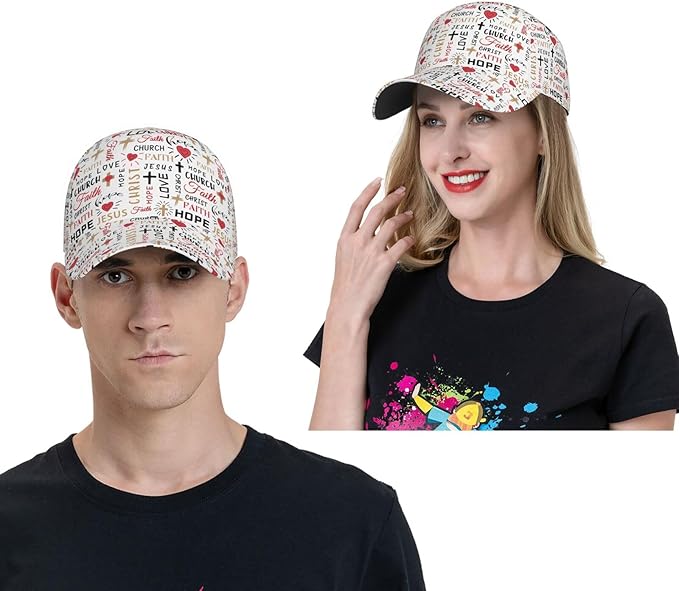 Jesus Baseball Cap Christian Trucker Hat Easter Hats Religion Snapback Cap Adjustable for Women Men