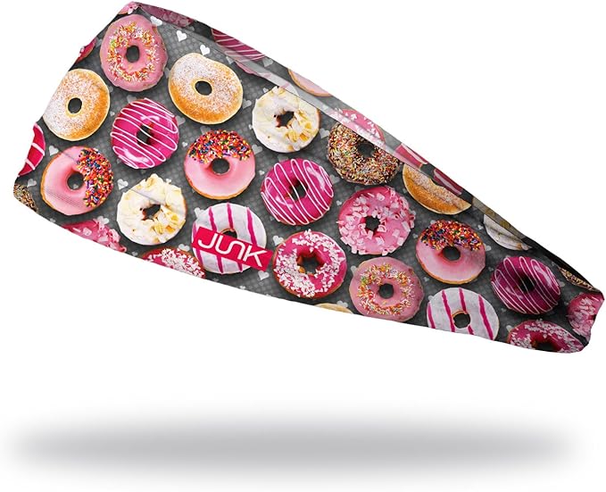 JUNK Brands Big Bang Lite Novelty Headband - Moisture-Wicking, Performance Fabric, Non-Slip, Sports Sweatband for Men & Women - One Size
