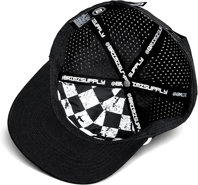 BRIMZ Outdoor Performance Hat - Water & Sweat Resistant Hats - Breathable & Moisture-Wicking Snapback