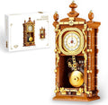 Retro Swing Clock Building Blocks Set, Vintage Pendulum Clock by Vziimo