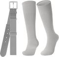 Baseball Socks and Belt for Youth Adult Softball Socks Combo Elastic Waist Belt for Men Kids Boys Girls Women JASGOOD