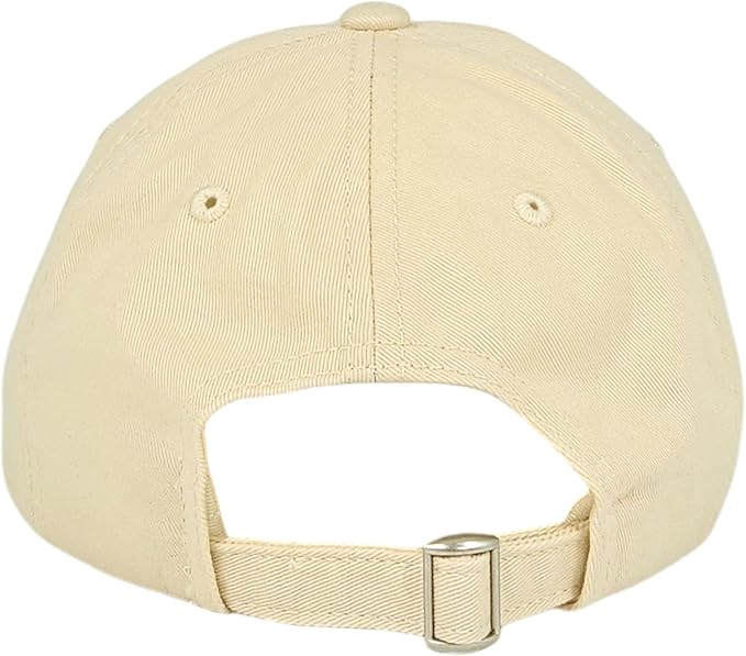 Classic Dad Hat Cotton, Low-Profile Plain Baseball Cap, Adjustable, Breathable and Packable