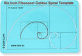 Fibonacci Spiral Stencil Template by CLPA