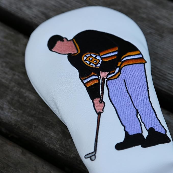Funny Golf Head Covers - Leather Driver Headcover, Fairway Wood, and Hybrid Covers - Inspired Design with Premium Embroidery - Unique Golf Gift & Accessories for Men and Women Golfers