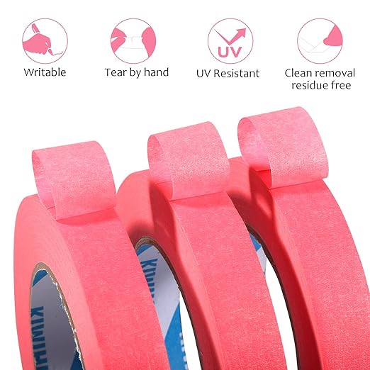 Pink Painter's Tape, DIY Crafting, Decoration and School Projects - Image 4