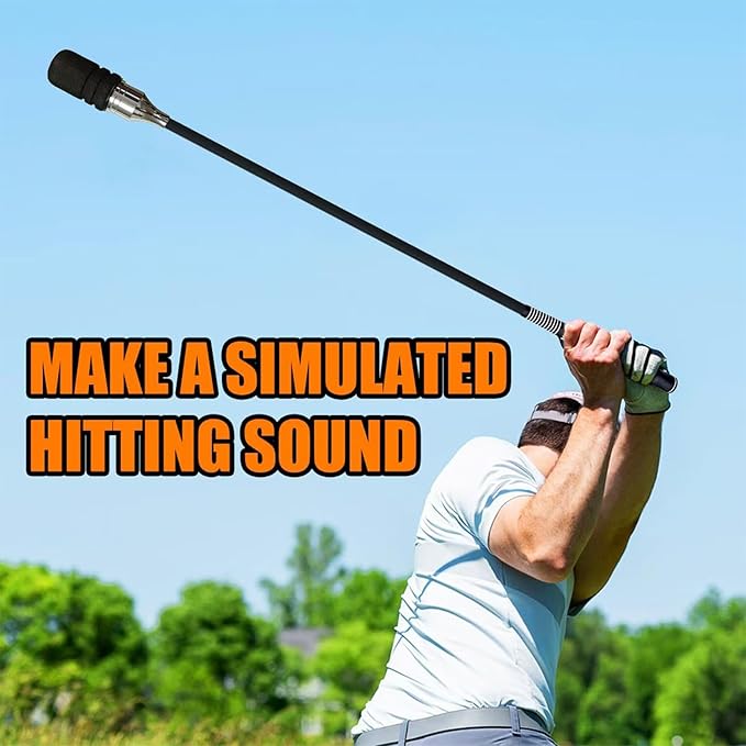 Golf Swing Trainer, Golf Grip and Tempo Trainer, Swing Speed Training Aid for Warm Up and Click Stick Tempo, Golf Accessories for Golfers, Increase Swing Speed, Distance, Balance and Grip Strength