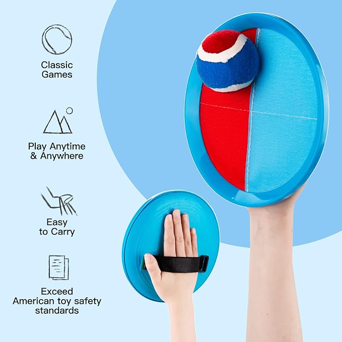 EVERICH Upgraded Toss and Catch Ball Game Set - Image 2