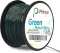 Floral Wire, 110 Yards 22 Gauge Green Florist Wires, Flexible Green Wire Paddle by Phinus
