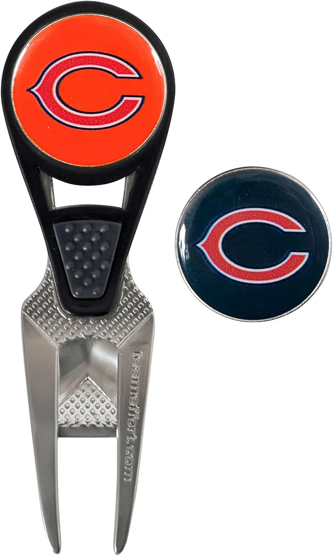 NFL CVX Ball Mark Repair Tool & 2 Ball Markers