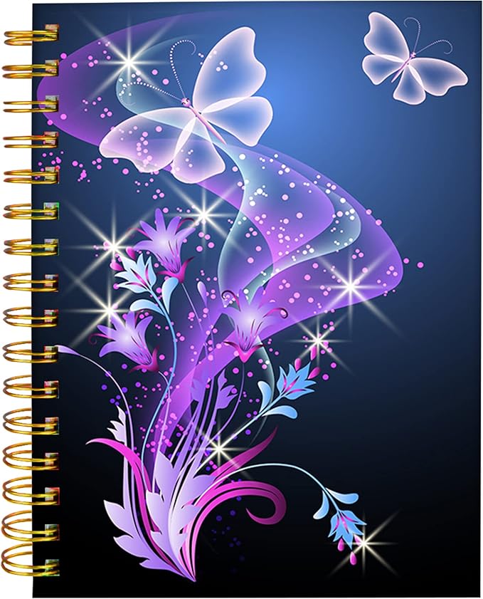 iampanda Spiral Journal Notebook, Fashion Strong Twin-Wire Binding by iampanda