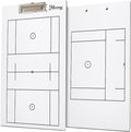 Murray Sporting Goods Dry Erase Coaches Clipboard | Double-Sided Dry Erase White Board