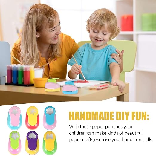 6 Pcs Colorful Craft Hole Punch - Image 8