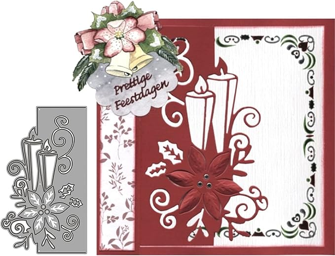 Metal Cutting Dies DIY Merry Christams Embossing Stencil Template Scrapbooking by Annchaos