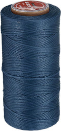 uxcell Flat Leather Sewing Waxed Thread, 140m / 153 Yards Polyester Wax String by uxcell