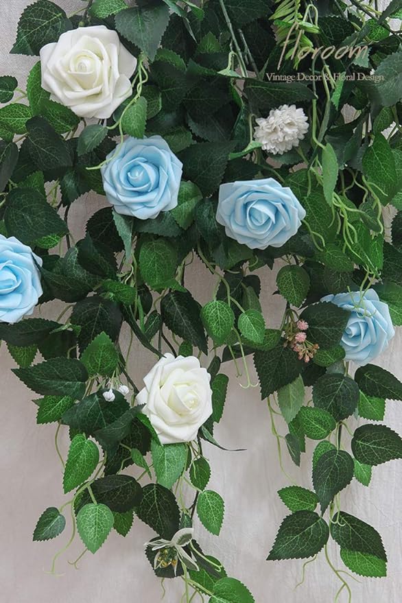 Floroom Artificial Flowers 50pcs Real Looking Ivory Foam Fake Roses - Image 7