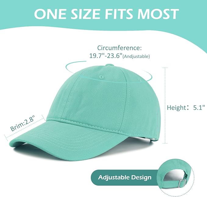 Baseball Cap for Women Men Golf Tennis Baseball Hat Youth Running hat Ponytail Cute Summer Ball Cap