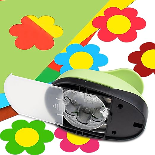 Flower Hole Punch 3 inch Punch Flower Craft Paper Puncher Flowers Scrapbooking - Image 2