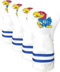 Team Golf NCAA White Vintage Driver Golf Club Headcover, Form Fitting Design, Retro Design