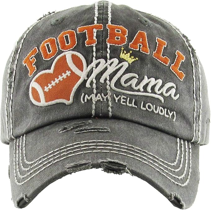 Funky Junque Distressed Vintage Baseball Cap - Embroidered Patch Women's Hat - Holiday, Lifestyle & Patriotic Designs