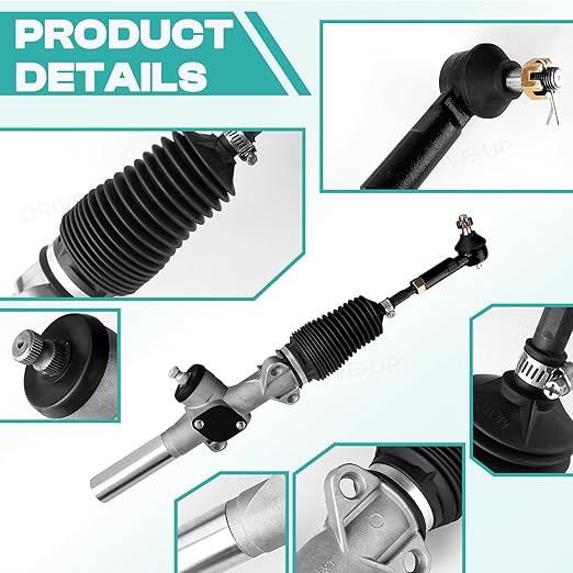 DRIVE UP EZGO TXT Steering Rack, EZGO Steering Box Assembly Fits TXT 2001-Up Gas and Electric Golf Carts, Replaces OEM 70964G01 70964G02 70602G01