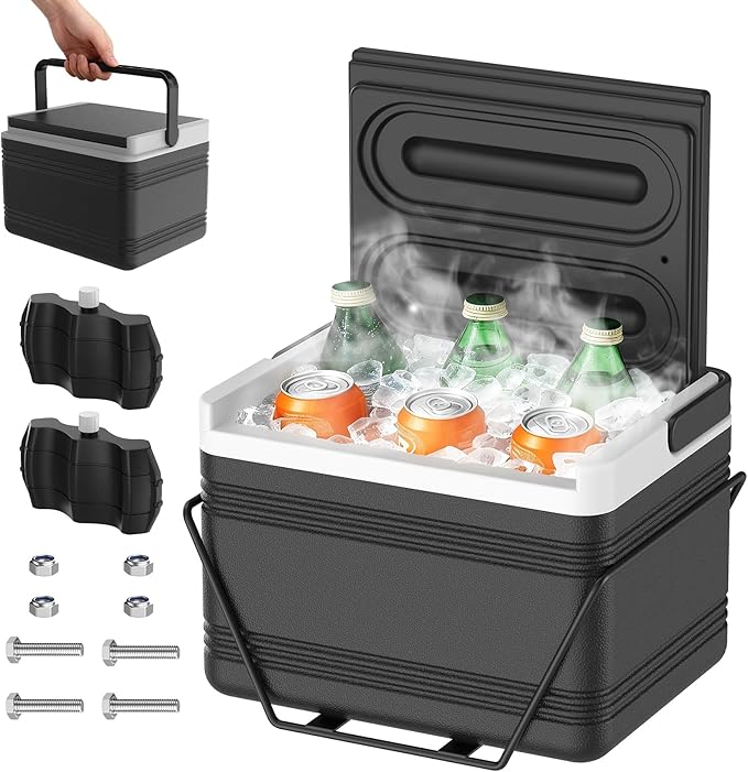 DRIVE UP Golf Cart Cooler, Golf Cart Cooler with Mounting Bracket Fits Club Car DS EZGO TXT and Yamaha Star Golf Carts