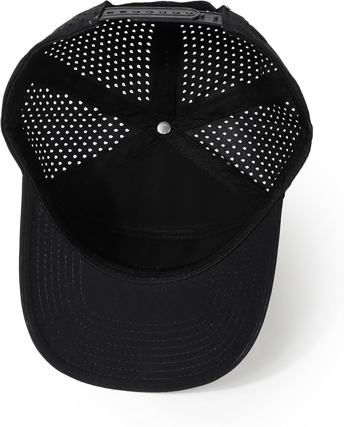HH HOFNEN Quick Dry Baseball Cap Mesh Snapback Hat Sun and Rain Protection Structured Golf Trucker Hats for Men Women