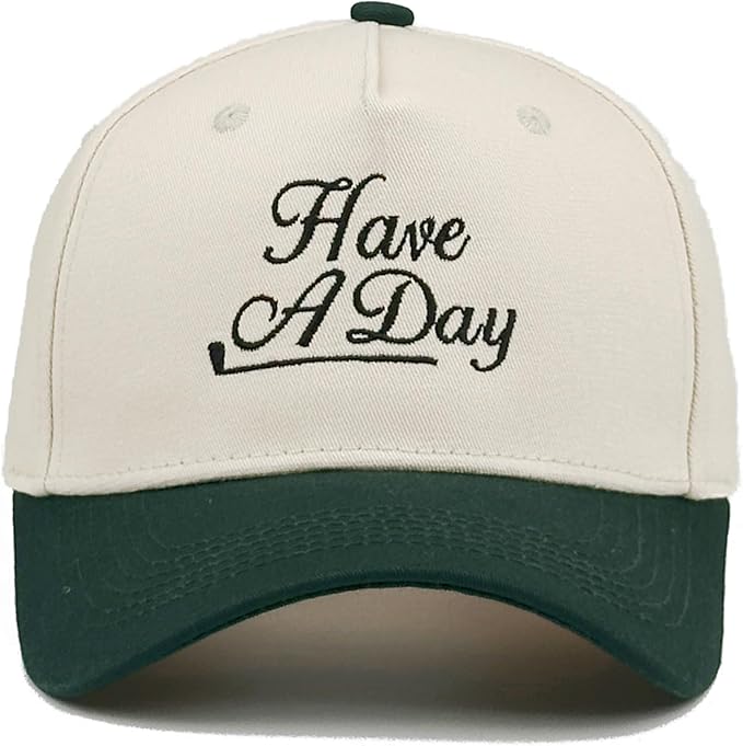 Embroidered Baseball Cap, Cotton Dad Hat, Fun & Heartfelt Stitching, Adjustable Casual Outdoor Hat for Men Women