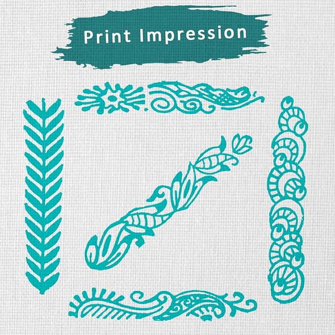 Hashcart Wooden Stamp Block, Printing Stamp Design Set | Block - Image 3