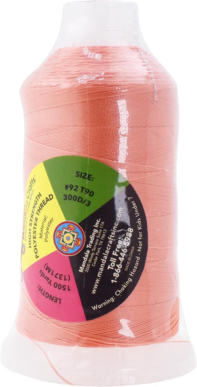 Mandala Crafts Blush Heavy Duty Thread - Image 3