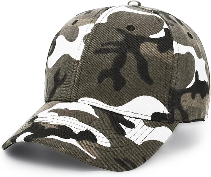 UltraKey Mens Womens Army Military Baseball Cap Camouflage Hats for Hunting Fishing Outdoor Activities