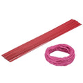 uxcell 50Pcs 2 Gauge Floral Wire, 15.75" Length Flower Stem Wires by uxcell