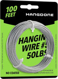 Picture Hanging Wire #5 50lbs 100-Feet, Flexible Steel Wire 16 Gauge by HangDone