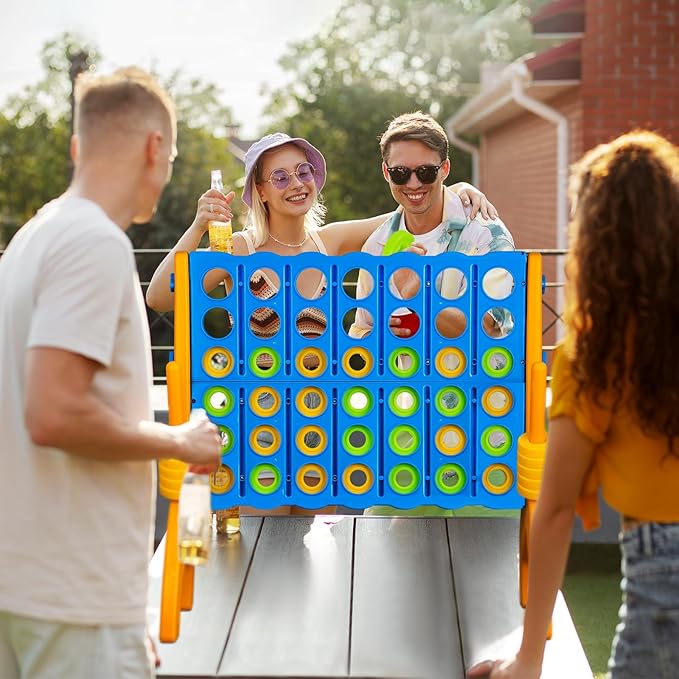 Ayeboovi Giant 4-in-A-Row, Jumbo 4-to-Score Yard Game - Image 8