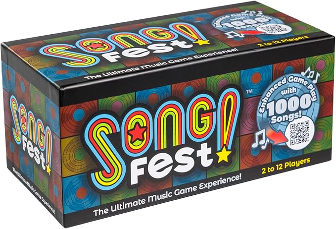 SongFest! is a New Music Trivia Party Game | Song QR Codes Provide Audio Hints by XperienceGames