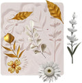 1 Pcs Flower Fondant Mold for Cake Decoration, Leaf Chocolate Silicone Mold by IKOJING
