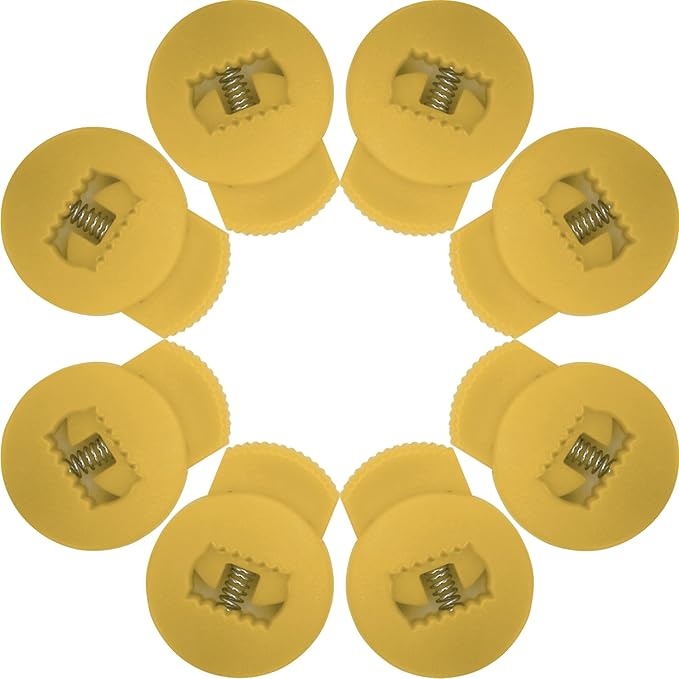 AliBall Glove Locks, Lace Locks for Baseball Glove 8 Pack, Never Need Thying Knots Again, Strong Elasticity, Made Plastic and Springs, Fits All Gloves, Baseball Gloves Accessories