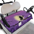 Golf Cart Seat Covers, Universal Golf Cart Seat Towel Blanket with 4 Front Pockets & Nonskid Bottom Fits for Club Car 2 Person Seats Golf Carts