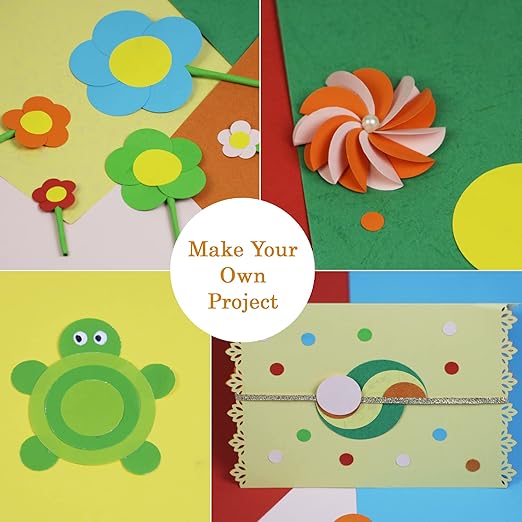 Set 5 Circle Paper Punch 0.3'' / 0.6'' / 1'' / 1.5'' / 2'', Scrapbooking Hole - Image 7