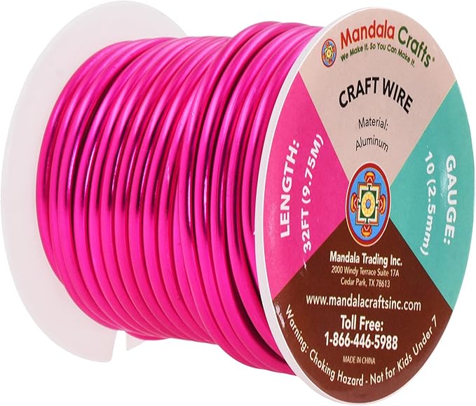 Mandala Crafts 10 Gauge Anodized Aluminum Craft Wire - Image 2