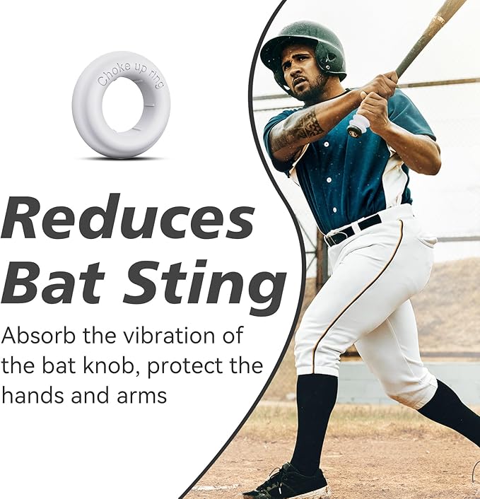 [5 Packs] Baseball Bat Grip Choke Up Rings Bat Ring Bat Choke Up Knob Baseball Softball Teeball Tball Bat Choke Up Ring Bat Knob Baseball Bat Accessories