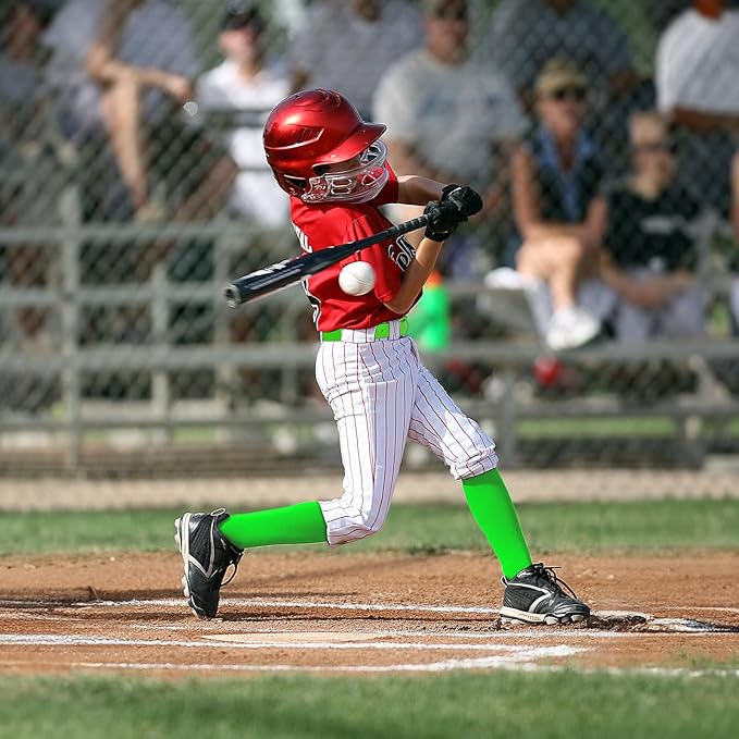Baseball Socks and Belt Combo for Youth Adult - Softball Sock and Belt for Boys and Girls (2 Pairs of Socks & 1 Belt)
