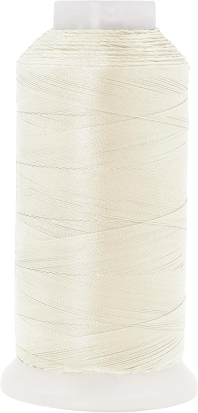 Mandala Crafts Off White Heavy Duty Thread by MandalaCrafts