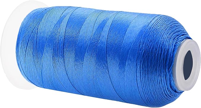 Mandala Crafts Sky Blue Heavy Duty Thread -1500 Yds Tex 90 Thread - Image 2