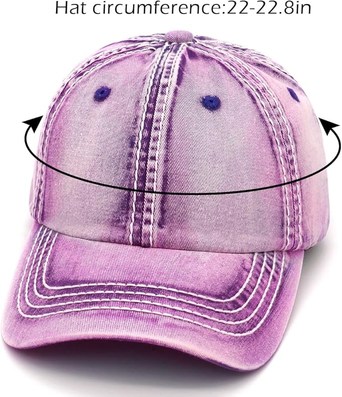 Baseball Cap Vintage Washed Hats Distressed Trucker Hat for Women Men