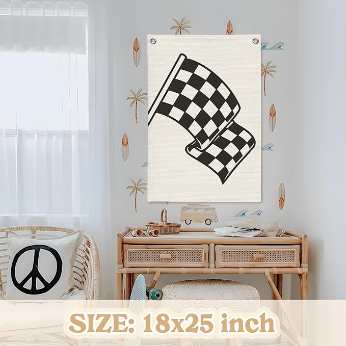 Toddler Boys Room Decor, Race Car Playroom Wall Decor - Image 2