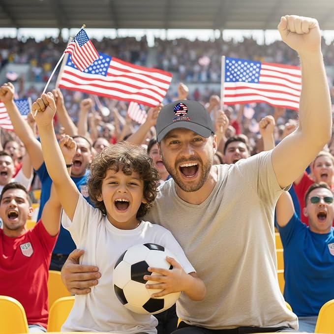 World Cup Soccer Hat 2026 - Adjustable Baseball Cap Merchandise Gifts Accessories Decorations